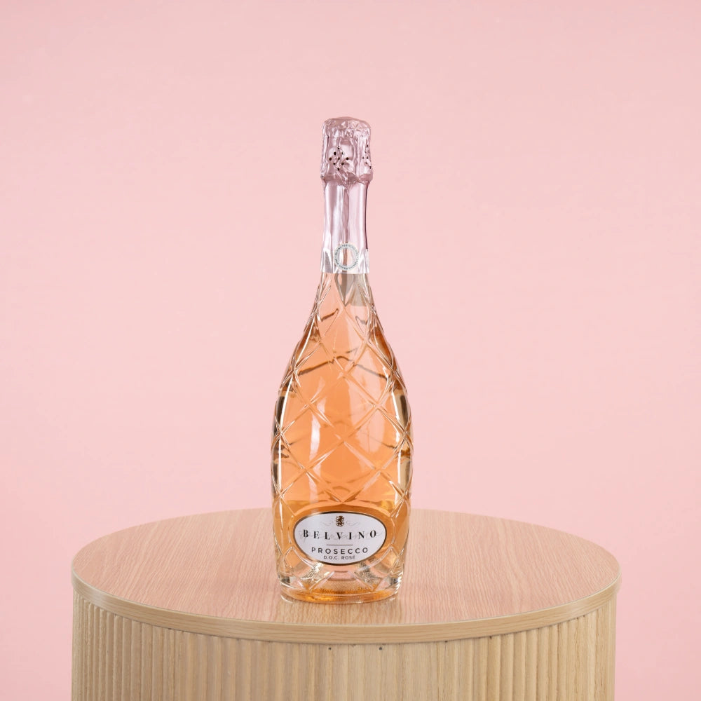 Belvino Prosecco Italian Sparkling Rose Wine