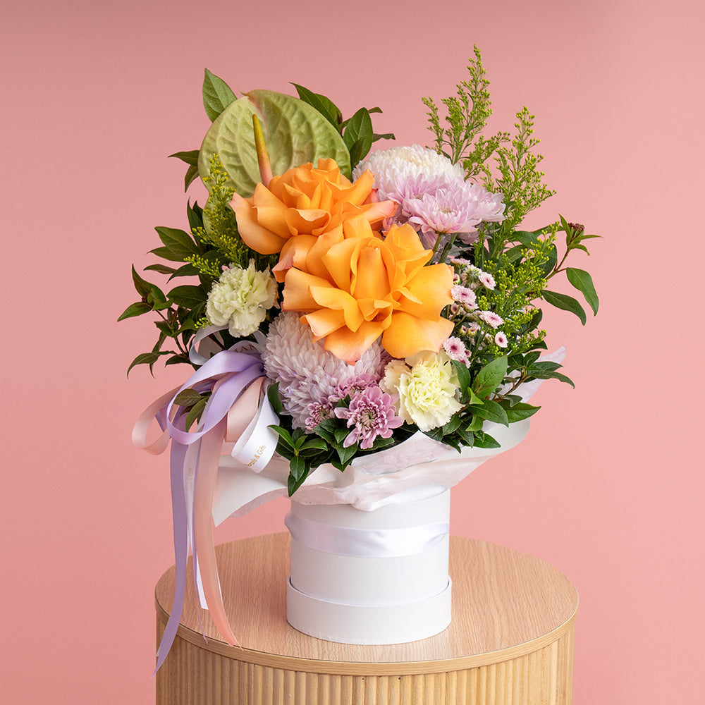 Florist Choice Tutti Frutti Hatbox
