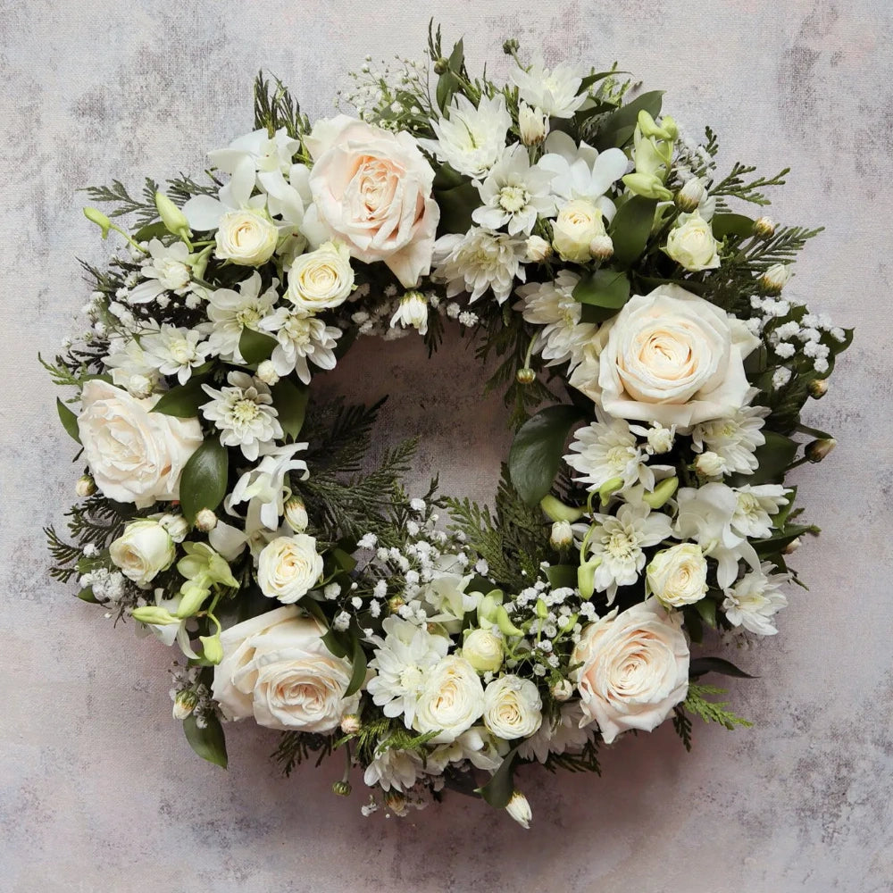 Full Circle Funeral Wreath