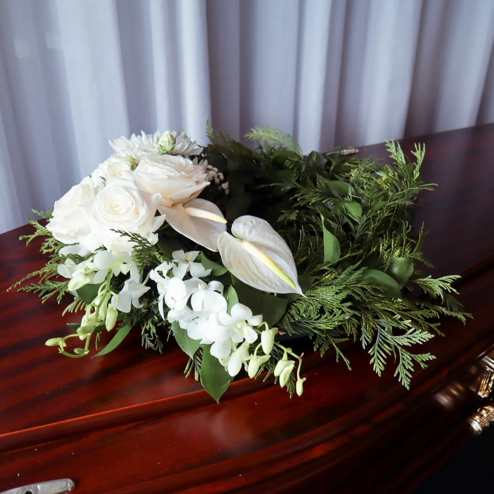Modern Circle Funeral Wreath