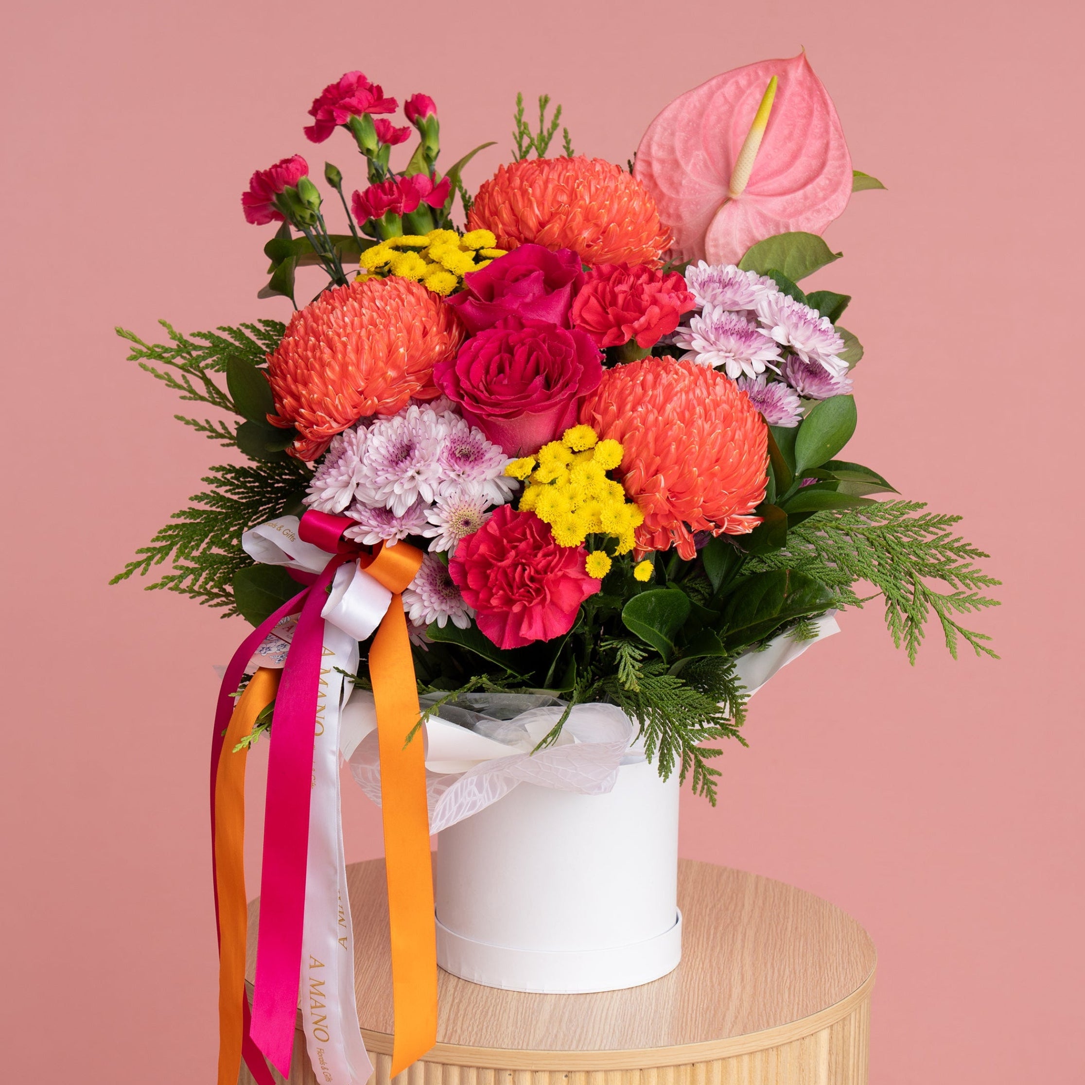 Luxe Sunset Bold Hatbox