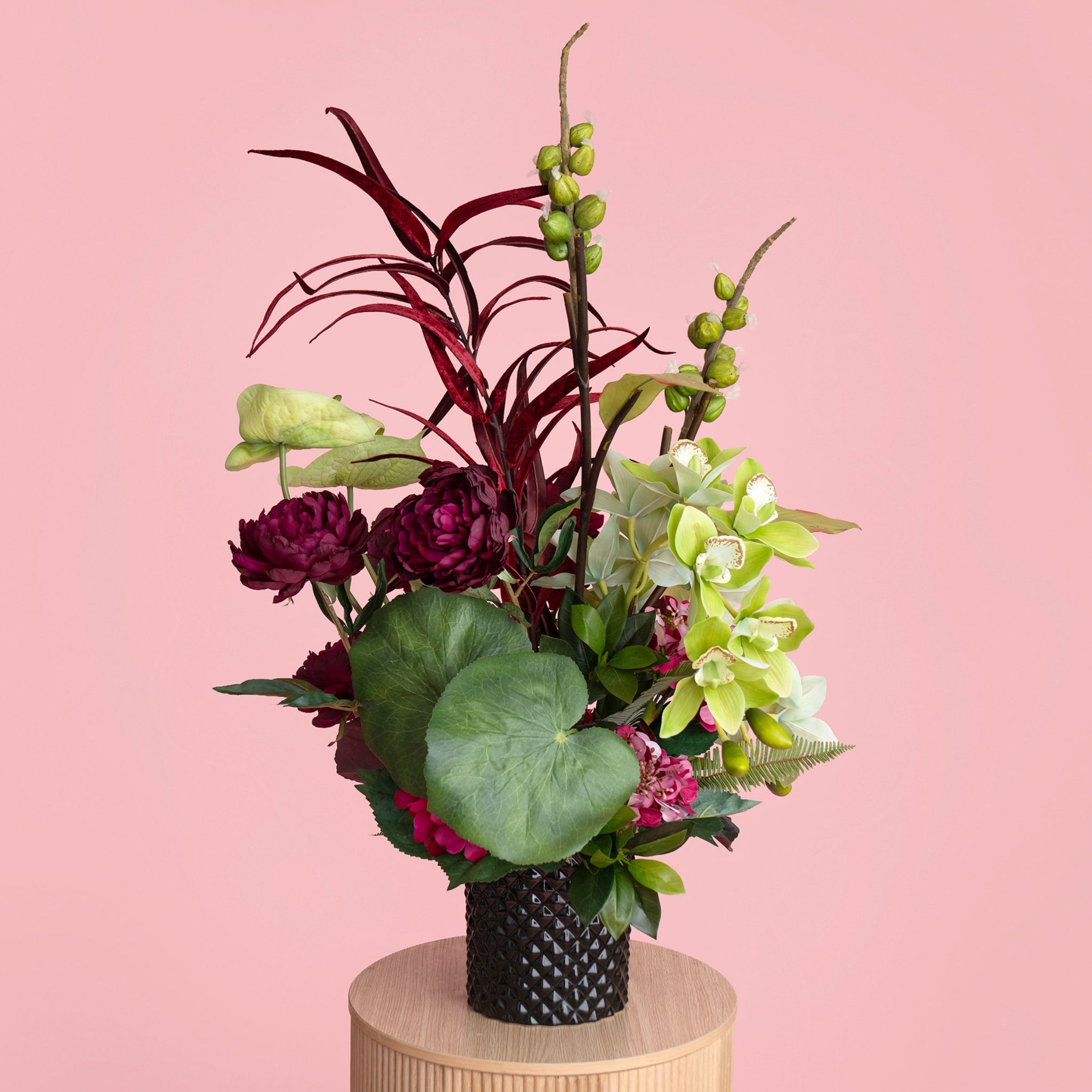 Eternal Burgundy Berry Grand Showstopper