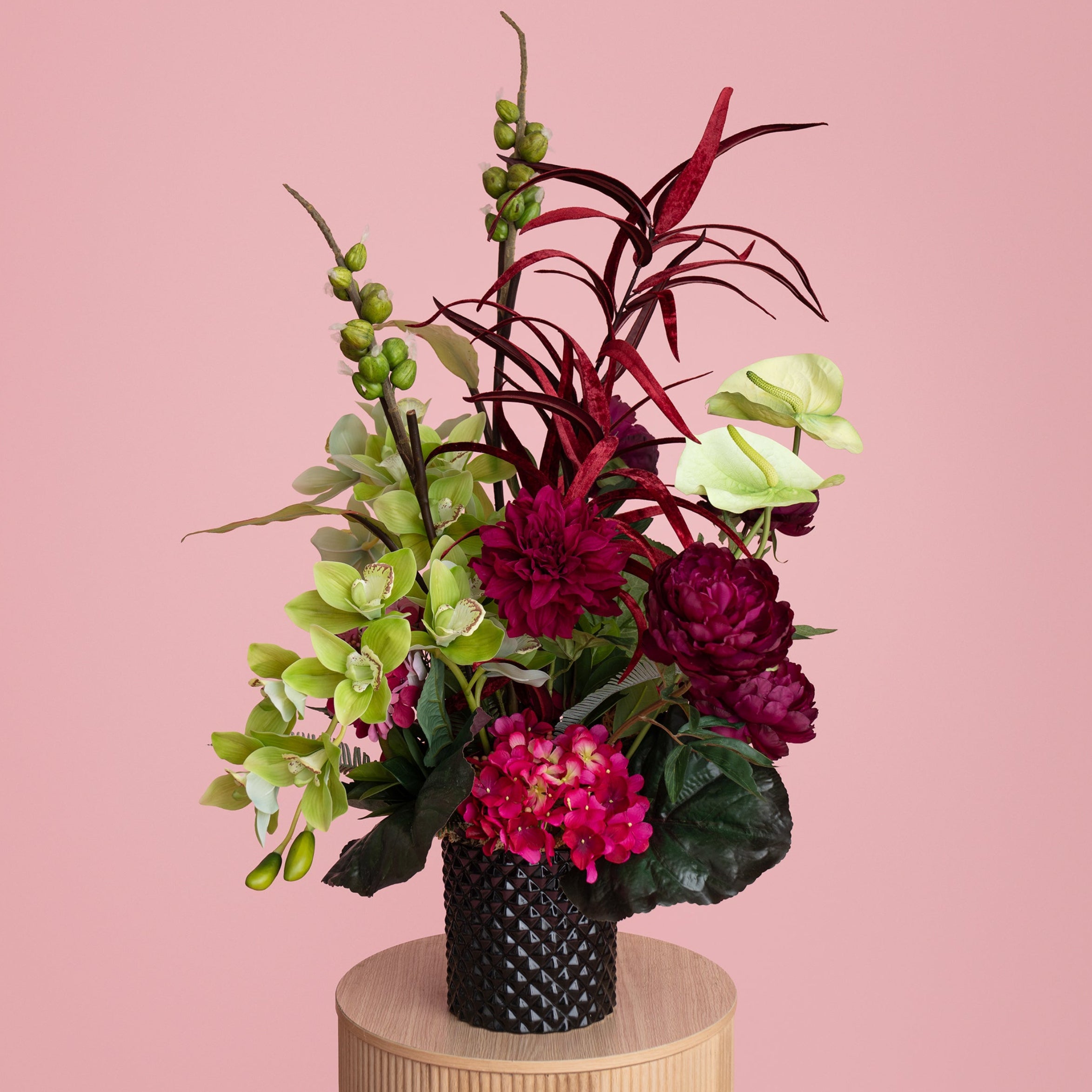 Eternal Burgundy Berry Grand Showstopper