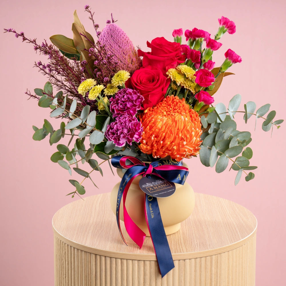 Bold & Vibrant Vase Arrangement