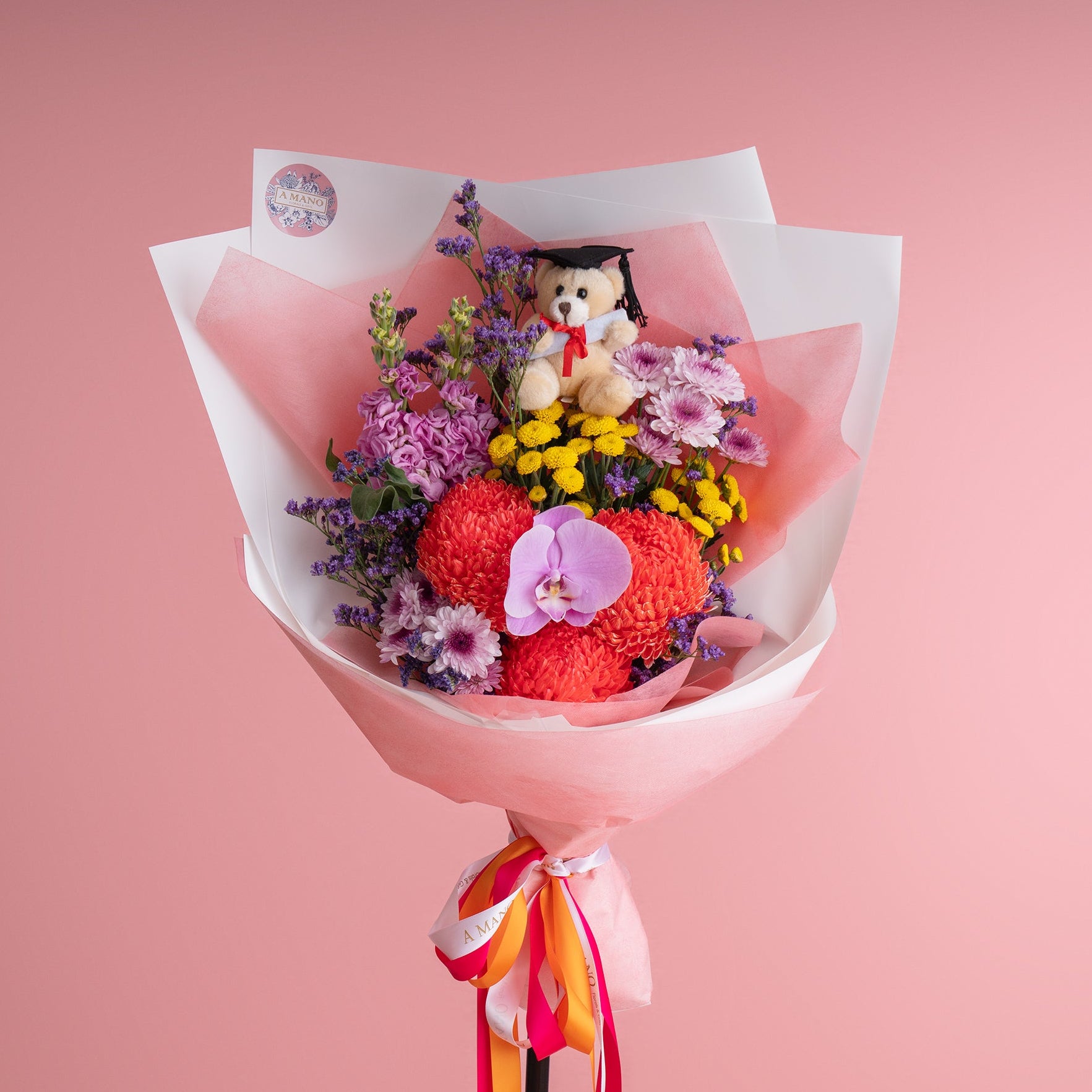 Sunset Bold Graduation Bouquet