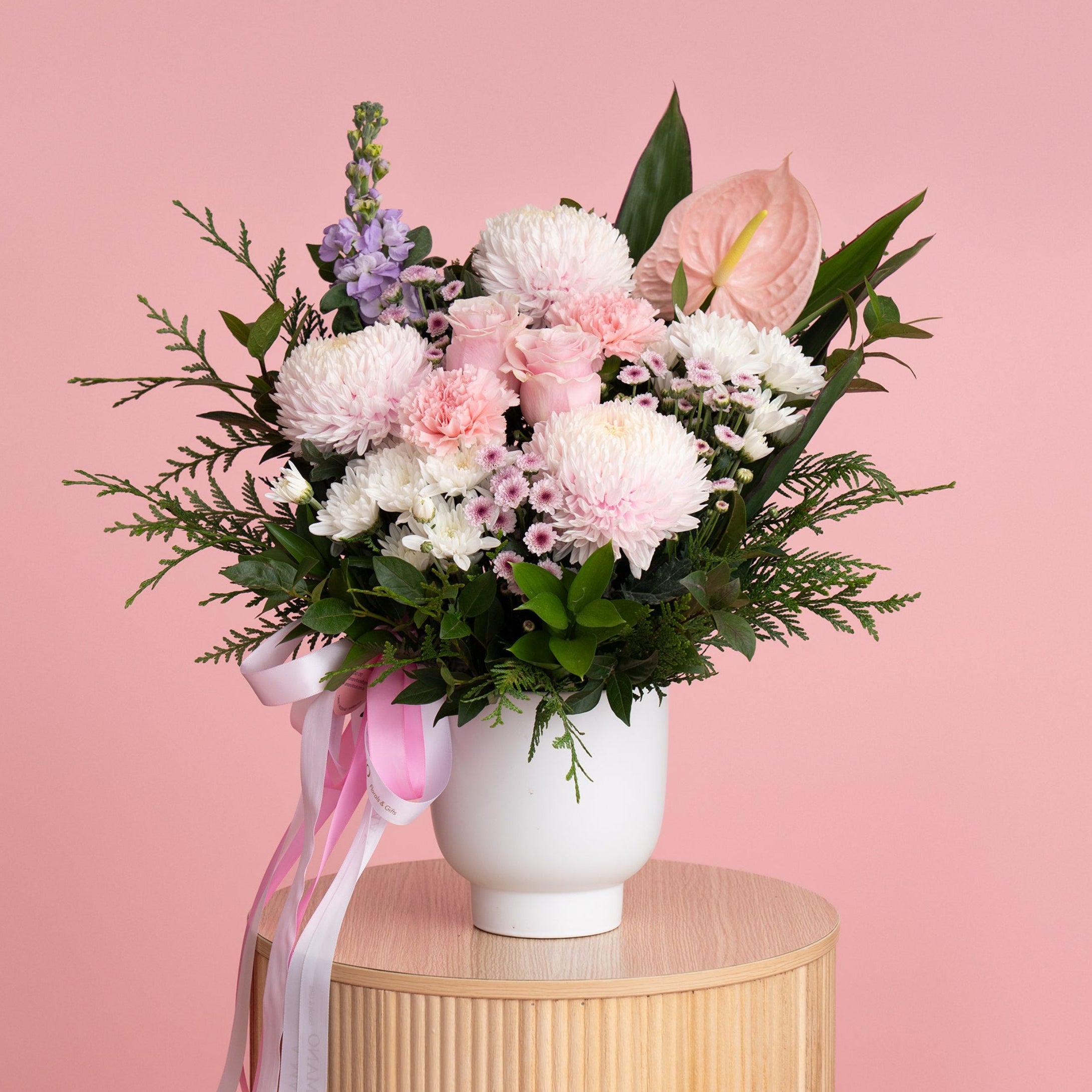 Luxe Soft & Pastel Ceramic Arrangement