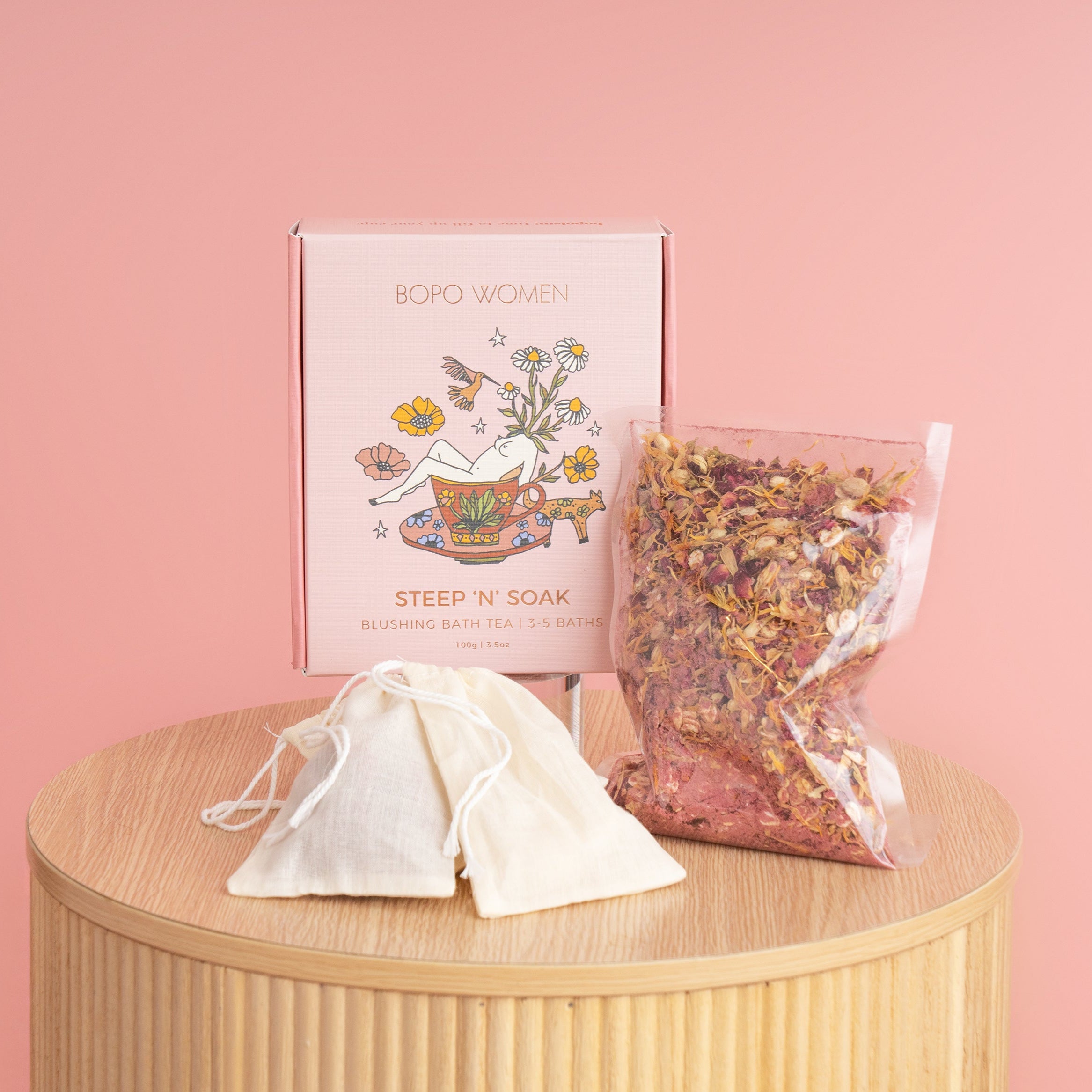Bopo Women Blushing Bath Tea